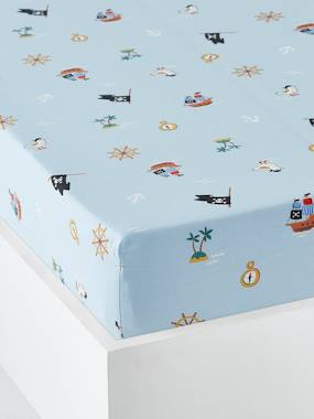 Bedding & Decor-Fitted Sheet for Children, P for Pirate Theme