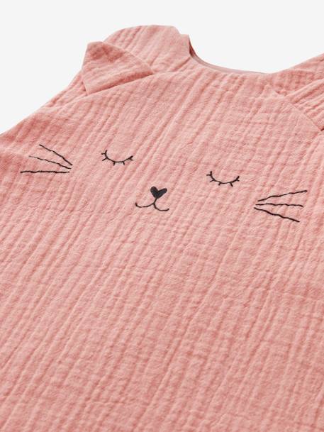 Gigoteuse été en gaze de coton bio* JOLI CAT rose - vertbaudet enfant 