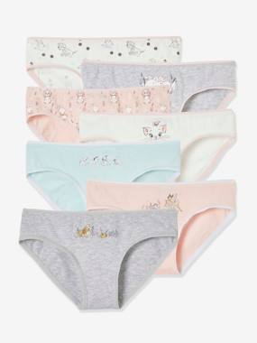 Girls-Underwear-Pack of 7 Briefs, Disney® Animals