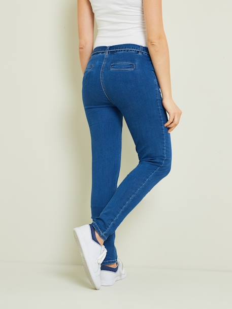 Pantalon de grossesse slim molleton aspect jean DENIM STONE - vertbaudet enfant 