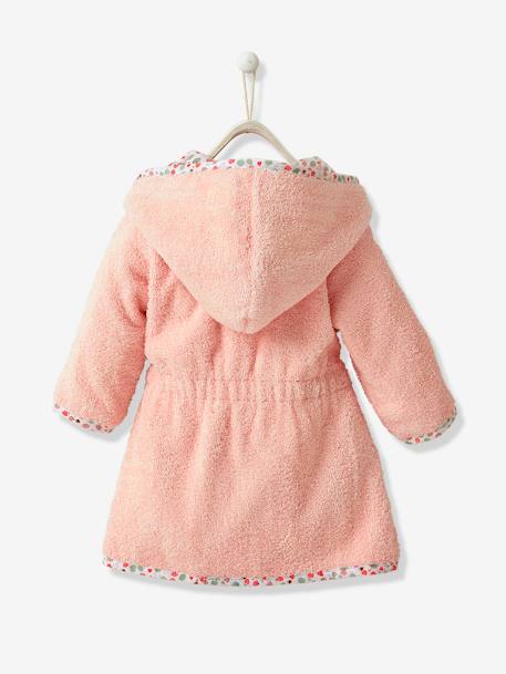 Bathrobe for Babies, Bee Garden Pink - vertbaudet enfant 