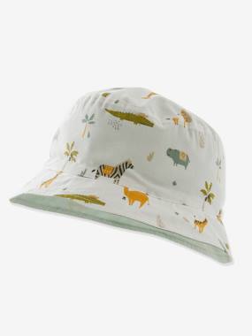 Reversible Hat with Animals, for Baby Boys  - vertbaudet enfant