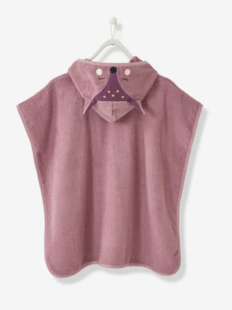 Poncho de bain personnalisable Biche parme - vertbaudet enfant 