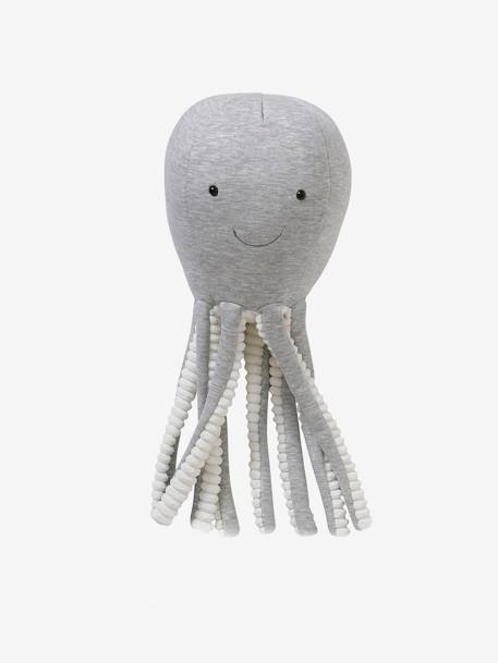 Giant Octopus in Cotton Jersey Knit Grey - vertbaudet enfant 