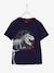 T-Shirt with Large Dinosaur, for Boys Dark Blue - vertbaudet enfant 