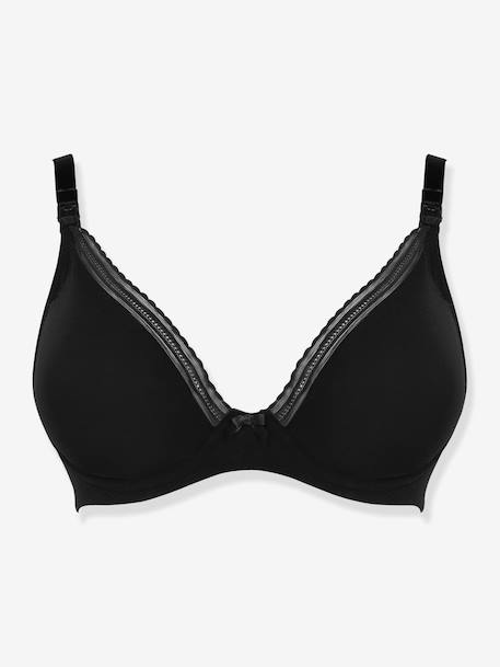 Soutien-gorge de grossesse et d'allaitement Milk CACHE C¼UR avec armatures BLUSH+BORDEAUX+NOIR - vertbaudet enfant 