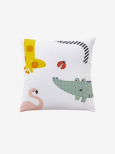 Duvet Cover + Pillowcase Set for Children, HAPPY'RAMIDE Theme White - vertbaudet enfant 