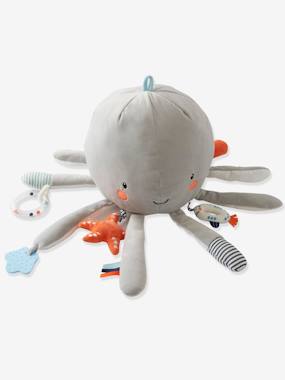 Jouet-Premier âge-Doudous, peluches et jouets en tissu-Peluche pieuvre d'activités géante Eau salée