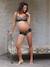 Soutien-gorge de grossesse et d'allaitement Iris CACHE C¼UR sans armatures NOIR+NUDE - vertbaudet enfant 