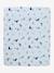 Set of 2 Covers for the Bottom of the Playpen, Jungle Colours Theme Light Blue+White/Print - vertbaudet enfant 