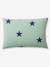 Children's Duvet Cover + Pillowcase Set, DREAM BIG, basics Green/Print - vertbaudet enfant 