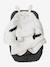 Throw Footmuff for Baby, in Plush Fabric, Lining in Jersey Knit Dark Beige+White - vertbaudet enfant 