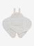 Throw Footmuff for Baby, in Plush Fabric, Lining in Jersey Knit Dark Beige+White - vertbaudet enfant 