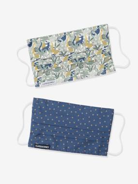 Boys-Accessories-Pack of 2 Reusable Face Masks with Prints for Boys
