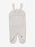 Throw Footmuff for Baby, in Plush Fabric, Lining in Jersey Knit Dark Beige+White - vertbaudet enfant 