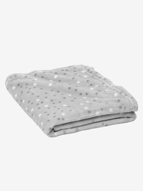 Bedding & Decor-Star Printed Microfibre Blanket, Basics