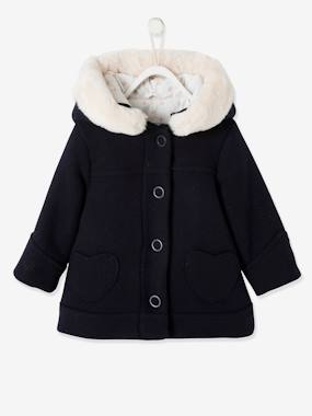Coat with Hood for Baby Girls  - vertbaudet enfant