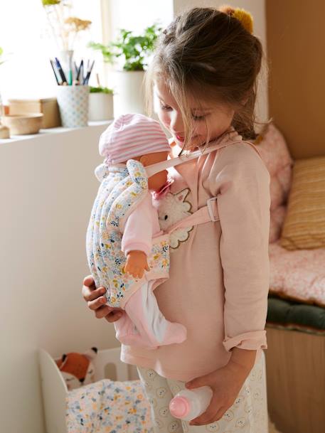 Baby Carrier For Dolls, in Cotton Gauze Multi - vertbaudet enfant 