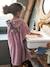 Poncho de bain personnalisable Biche parme - vertbaudet enfant 