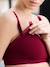 Brassière de grossesse et d'allaitement sans coutures Milk BORDEAUX+NOIR - vertbaudet enfant 