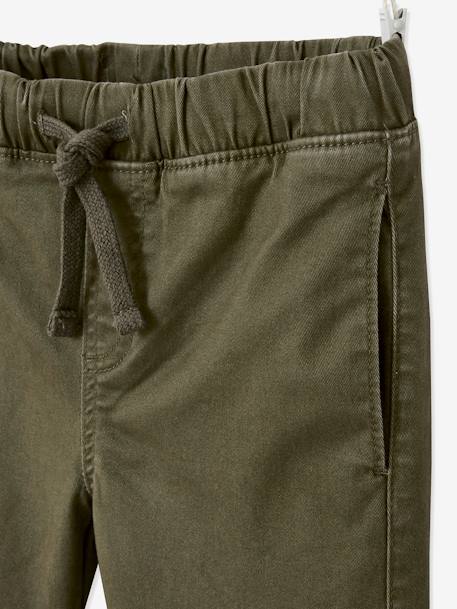 Pantalon garçon battle facile à enfiler bleu glacier+kaki foncé+taupe - vertbaudet enfant 