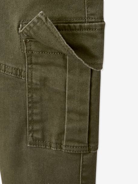Pantalon garçon battle facile à enfiler bleu glacier+kaki foncé+taupe - vertbaudet enfant 