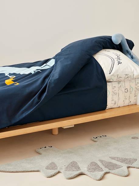 Children's Magicouette® Duvet Set, Dinorama Dark Blue - vertbaudet enfant 