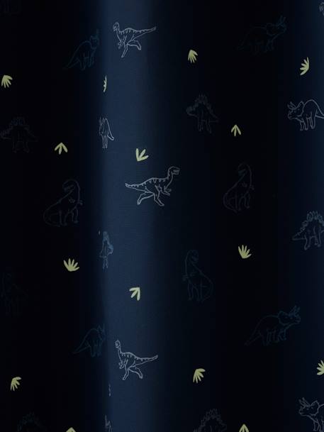 Glow-in-the-Dark Blackout Curtain, Dino Blue/Print - vertbaudet enfant 