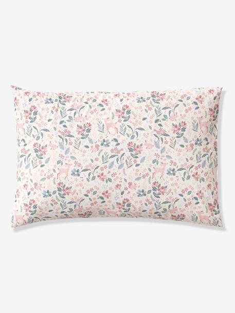 Parure housse de couette enfant et taie d'oreiller VICTORIA prune - vertbaudet enfant 