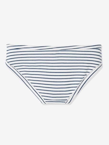 Pack of 5 Fancy Briefs for Girls White - vertbaudet enfant 