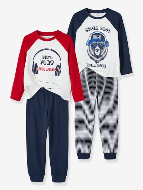 Lot de 2 pyjamas garçon musique Ivoire - vertbaudet enfant 