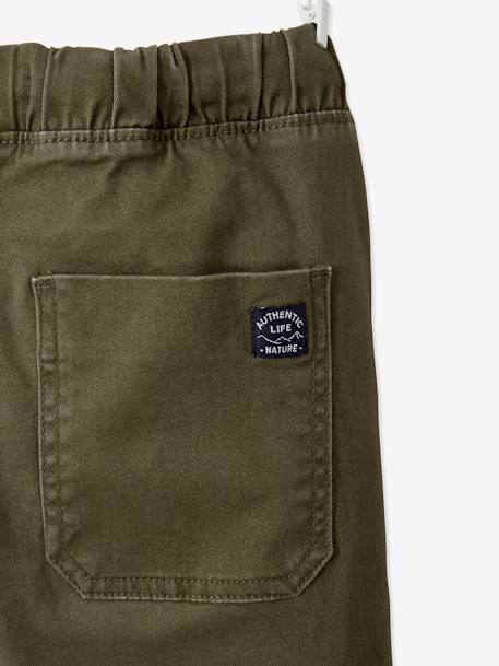 Pantalon garçon battle facile à enfiler bleu glacier+kaki foncé+taupe - vertbaudet enfant 