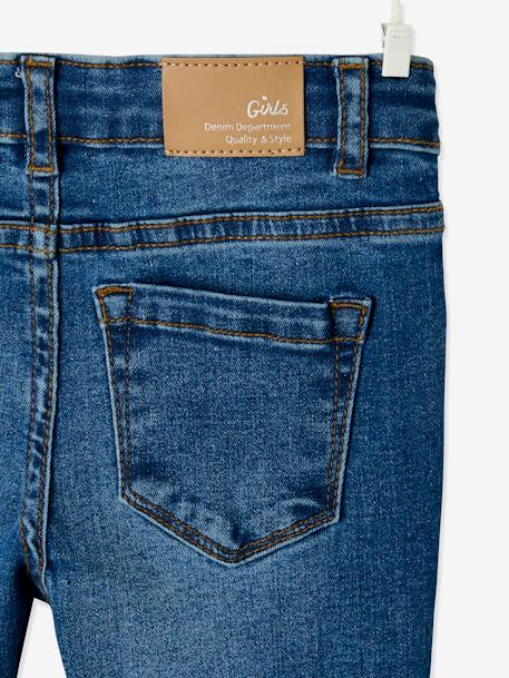 MorphologiK slim jeans large hip size with wear for girls BLACK DARK SOLID+Denim Blue+GREY DARK SOLID - vertbaudet enfant 