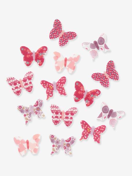 Lot de 14 papillons déco enfant - multicolore, Linge de lit & Déco