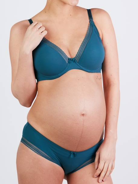 Maternity & Nursing Bra with Underwires, Milk by CACHE COEUR - green,  Maternity
