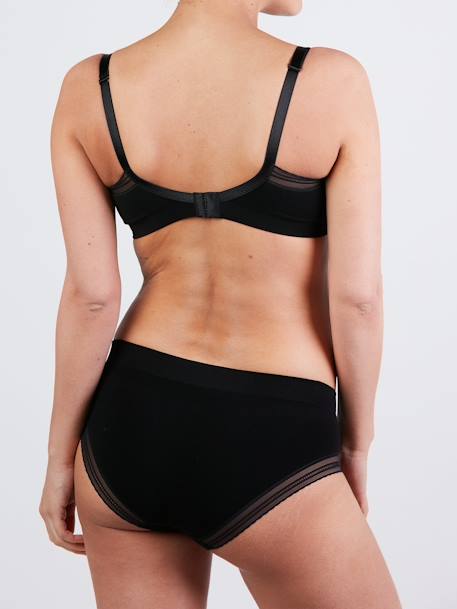 Slip taille basse Milk BLUSH+NOIR - vertbaudet enfant 