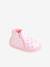 Chaussons zippés bébé fille fabriqués en France rose imprimé - vertbaudet enfant 