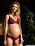 Soutien-gorge de grossesse et d'allaitement Milk CACHE C¼UR avec armatures BLUSH+BORDEAUX+NOIR - vertbaudet enfant 