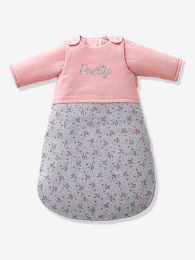 eco-friendly-fashion-Baby Sleep Bag with Removable Sleeves, Pretty Baby