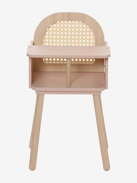 High Chair in FSC®100% Wood & Wicker Multi - vertbaudet enfant 