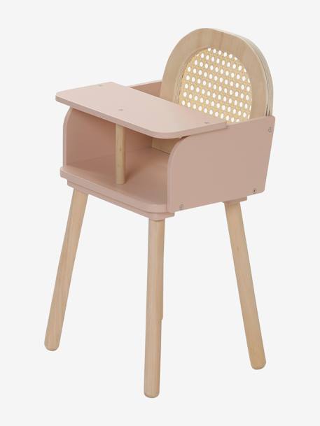 High Chair in FSC®100% Wood & Wicker Multi - vertbaudet enfant 