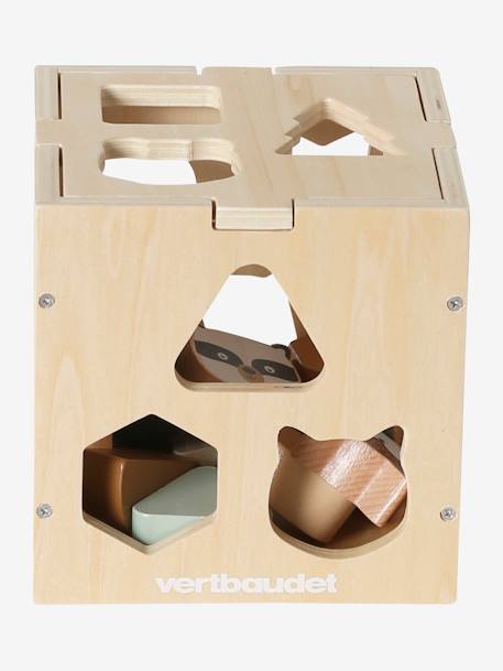 Box of Shape Sorting Animals, Green Forest - Wood FSC® Certified Multi - vertbaudet enfant 