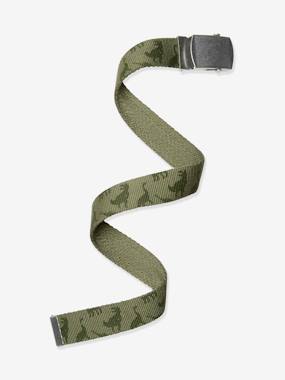 Garçon-Accessoires-Cravate, noeud papillon, ceinture-Ceinture imprimé dinosaures