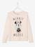 Long Sleeve Minnie Mouse® Top by Disney, for Girls Light Pink - vertbaudet enfant 