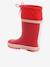 Wellies with Padded Collar for Boys Red - vertbaudet enfant 