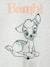 Sweat fille Disney® Bambi Gris chiné animé - vertbaudet enfant 