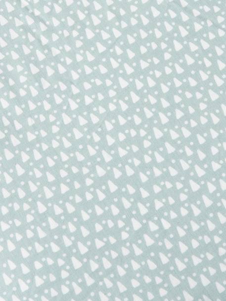 Fitted Sheet for Children, Sur les Rails Blue/Print - vertbaudet enfant 