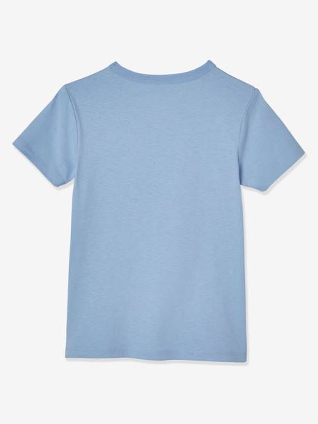 Lot de 3 T-shirts garçon manches courtes BASICS Lot camaieu bleu - vertbaudet enfant 