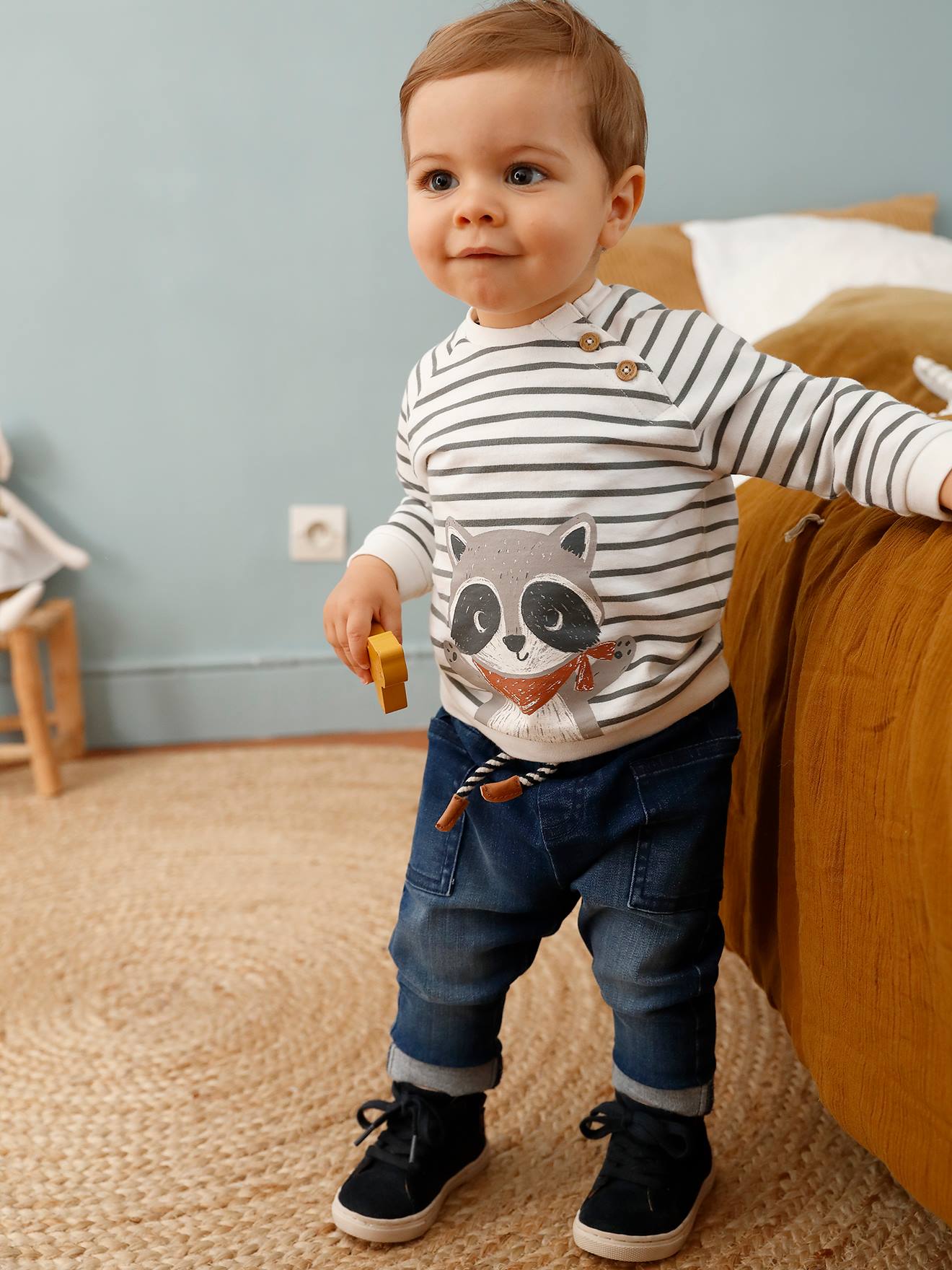 Age 6-9 months Pregnancy gift Long Sleeve Sky Blue Cardigan Jacket Baby’s Pram Coat Any season baby knitwear. Kleding Jongenskleding Babykleding voor jongens Truien Baby Layette 