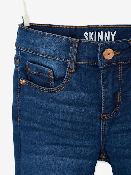 Skinny Leg Jeans for Girls Light Denim Blue - vertbaudet enfant 